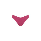 Red and white checkered bikini bottom on a white background