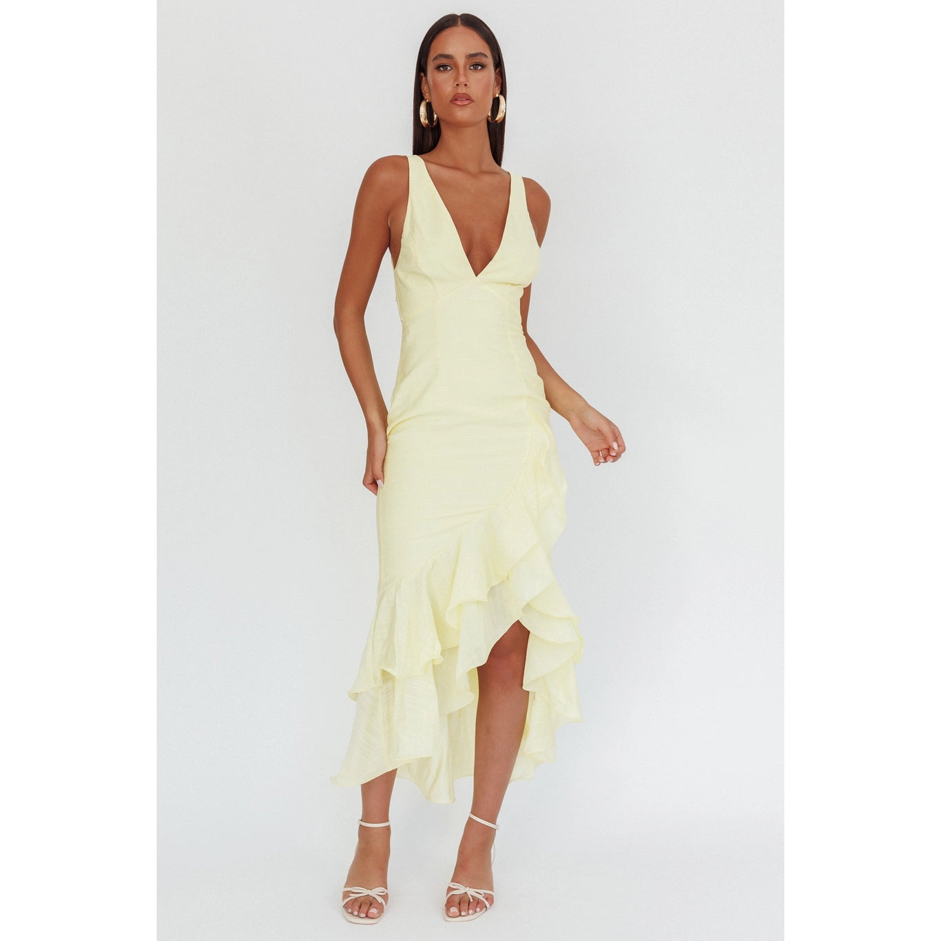 Asymmetrical Tiered Maxi Dress A Diamond in the North Asymmetrical Tiered Maxi Dress A Diamond in the North