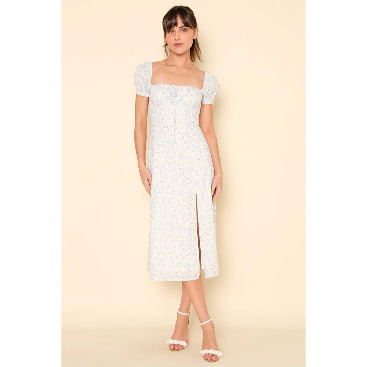 short sleeve bustier dress Corset-Bodice Short Homecoming Dress with Sleeves Sage / XSmall