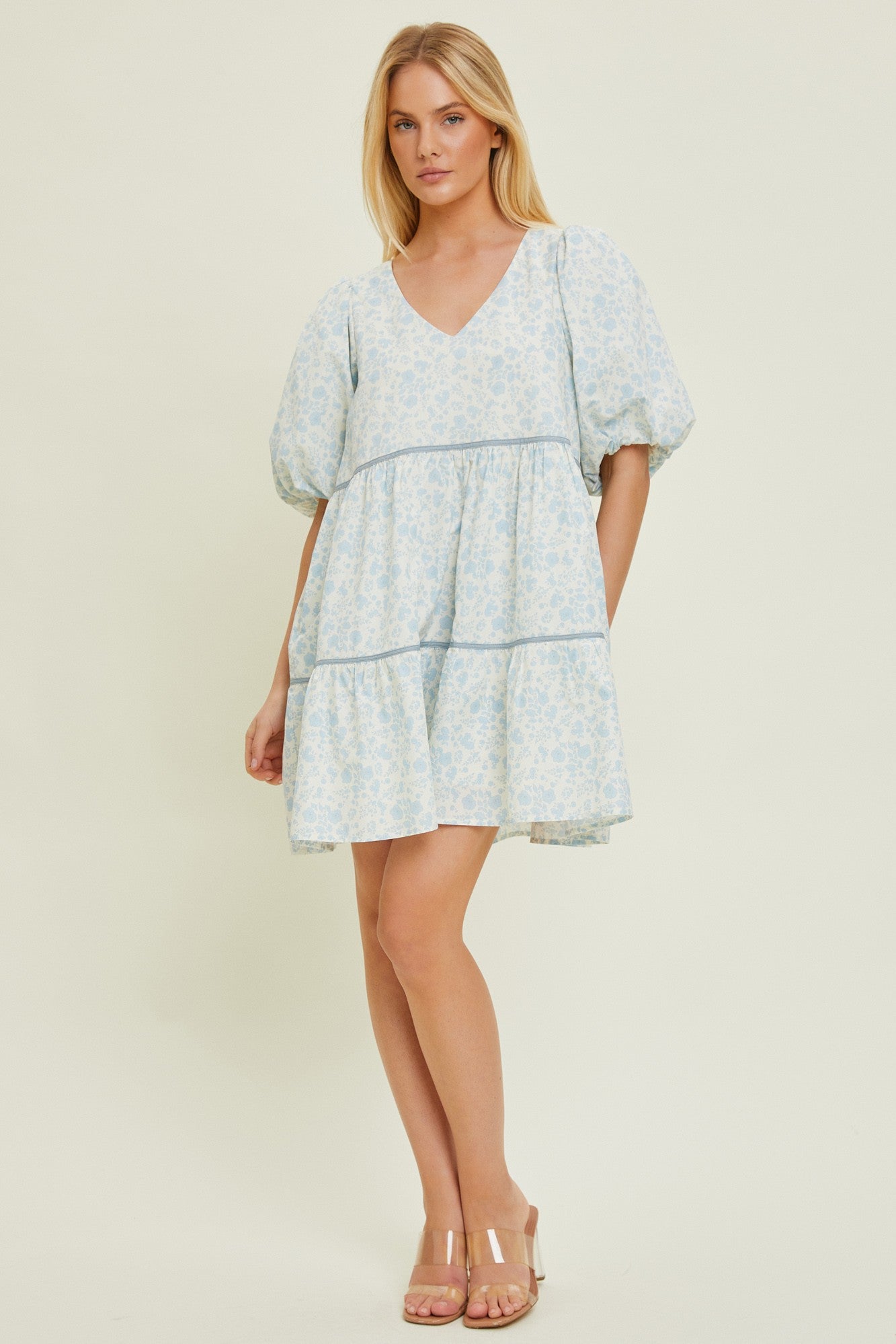Floral Cotton Babydoll Dress A Diamond in the North Floral Cotton Babydoll Dress A Diamond in the North